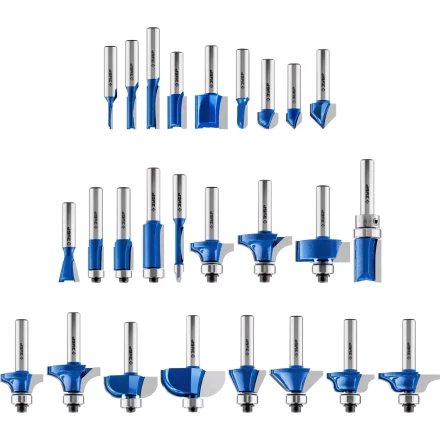 ЗУБР 26 шт, набор профильных фрез по дереву, Профессионал (28796-H26) купить в Перми