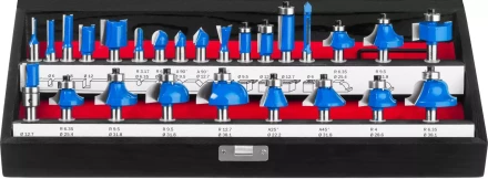 ЗУБР 26 шт, набор профильных фрез по дереву, Профессионал (28796-H26) купить в Перми