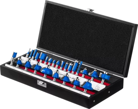 ЗУБР 26 шт, набор профильных фрез по дереву, Профессионал (28796-H26) купить в Перми