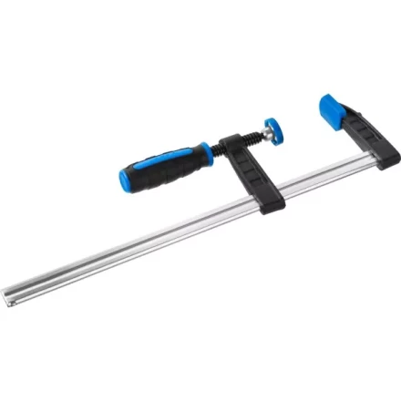 Струбцина ЗУБР &quot;ПРОФЕССИОНАЛ&quot;, тип &quot;F&quot;, двухкомпонентная ручка, стальная закаленная рейка, 50х250мм 32155-050-250 купить в Перми