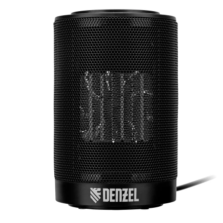 Тепловентилятор керамический Denzel DTFC-1200S, вращение, 3 реж., вент., нагрев 600/1200 Вт 96411 купить в Перми