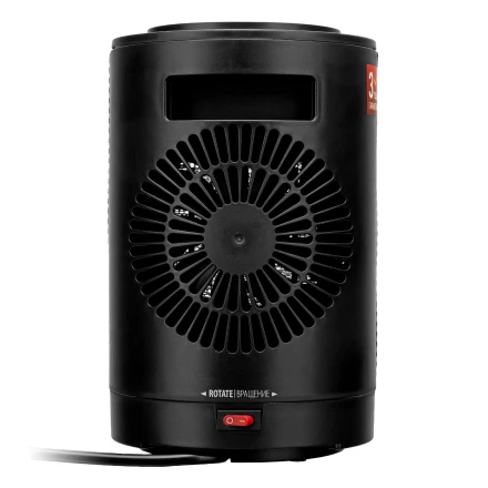 Тепловентилятор керамический Denzel DTFC-1200S, вращение, 3 реж., вент., нагрев 600/1200 Вт 96411 купить в Перми