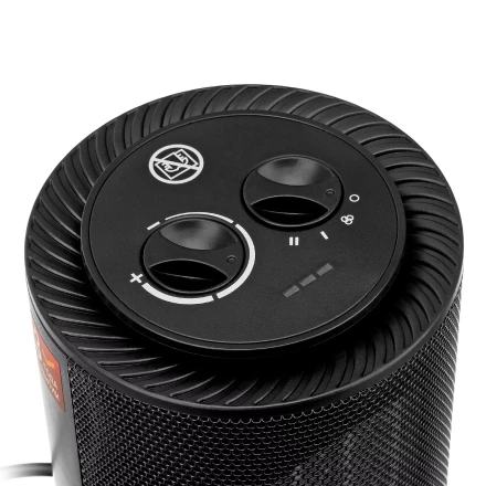 Тепловентилятор керамический Denzel DTFC-1200S, вращение, 3 реж., вент., нагрев 600/1200 Вт 96411 купить в Перми