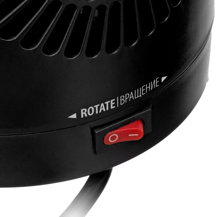 Тепловентилятор керамический Denzel DTFC-1200S, вращение, 3 реж., вент., нагрев 600/1200 Вт 96411 купить в Перми