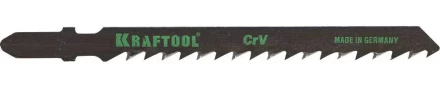 Полотна KRAFTOOL, T144D, для эл/лобзика, Cr-V, по дереву, ДВП, ДСП, быстрый рез, EU-хвост., шаг 4мм, 75мм, 5шт 159521-4-S5 купить в Перми