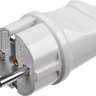 Вилка MAXElectro электрическая, 16А/220В, с заземлением, белая, STAYER 55160-W купить в Перми