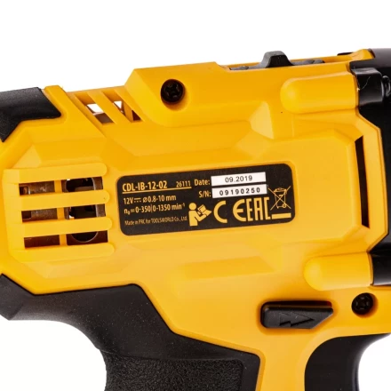 Дрель-шуруповерт аккумуляторная CDL-IB-12-02 Denzel 26111 купить в Перми