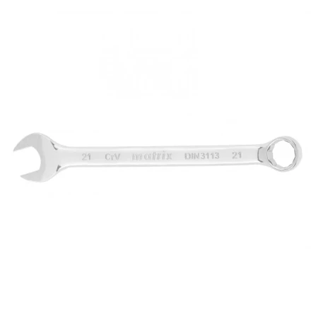 Ключ комбинированный Matrix 21 мм полированный хром 15165 купить в Перми