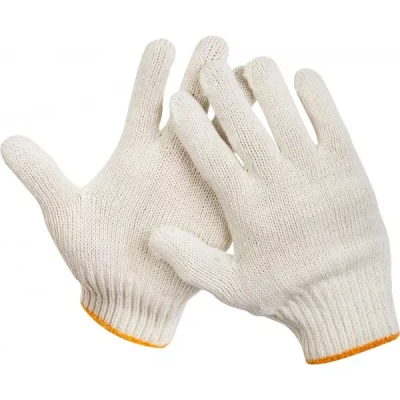 Перчатки STAYER "МASTER" трикотажные, 7 класс, х/б, L-XL 11402-XL
