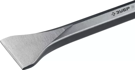 ЗУБР БУРАН, 80 х 400 мм, HEX 28, плоское изогнутое зубило, Профессионал (29372-80-400) купить в Перми