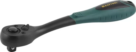 Трещотка для торцовых головок KRAFTOOL &quot;EXPERT&quot;, Сr-V сталь, 72 зубца, пластиковое покрытие, 1/2&quot; 27796-1/2_z02 купить в Перми