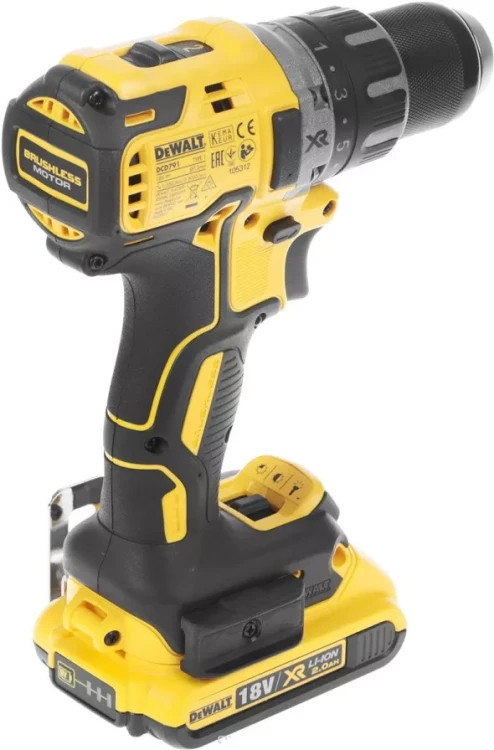 Дрель-шуруповерт аккумуляторная DeWalt DCD 791 D2 купить в Перми
