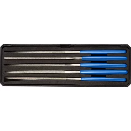 Набор ЗУБР &quot;ЭКСПЕРТ&quot; Надфили с алмазным напылением в пластиковом боксе, P 140, 140х75мм, 5 предметов 33388-140-H5 купить в Перми