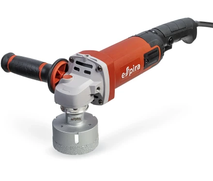 УШМ ESPIRA AGI-125-13E (125 мм 220-240В, 50/60 Гц, мощность 1300 Вт, 4000-11000 об/мин, 2.5 кг), 400752 купить в Перми