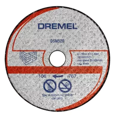 Диск отрезной по по камню DSM520 для пилы Dremel DSM20 Dremel купить в Перми
