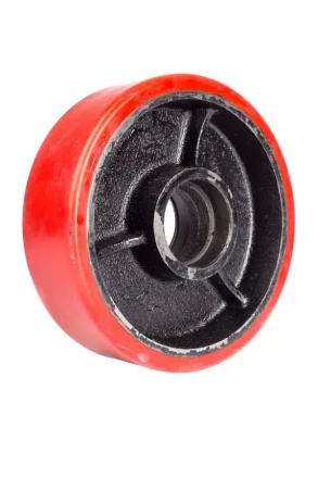 Колесо полиуретановое 160х50 мм без подшипника для тележек гидравлических JC/DF-III/DB/BFC 1000295 купить в Перми