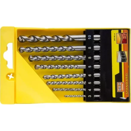 Набор STAYER Сверла &quot;STANDARD&quot; по бетону, 3, 4, 5, 6, 6, 8, 8,10мм, 8шт 2912-H8_z01 купить в Перми