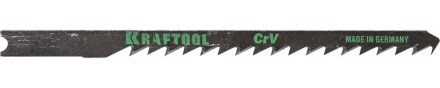 Полотна KRAFTOOL, U244D, для эл/лобзика, Cr-V, по дереву, ДВП, ДСП, фигурный рез, US-хвост., шаг 4мм, 75мм, 2шт 159623-4 купить в Перми