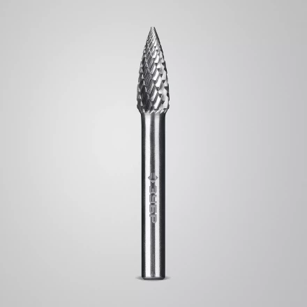 Зубр Твердосплавная борфреза G - парабола с острым углом, 8 х 20 мм (28806-8-20) купить в Перми