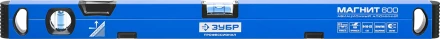 Уровень усиленный магнитный с зеркальным глазком серия ПРОФЕССИОНАЛ ЗУБР ПРО-М 400 мм купить в Перми