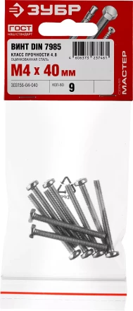 Винты DIN 7985 пакет серия МАСТЕР купить в Перми