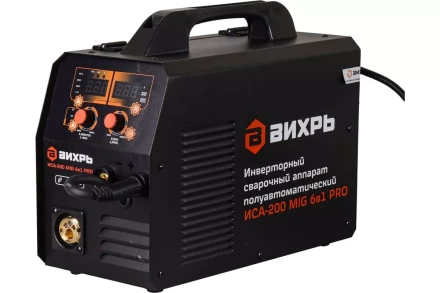 Сварочный полуавтомат ИСА-200 MIG 6в1 PRO Вихрь 65/185 купить в Перми