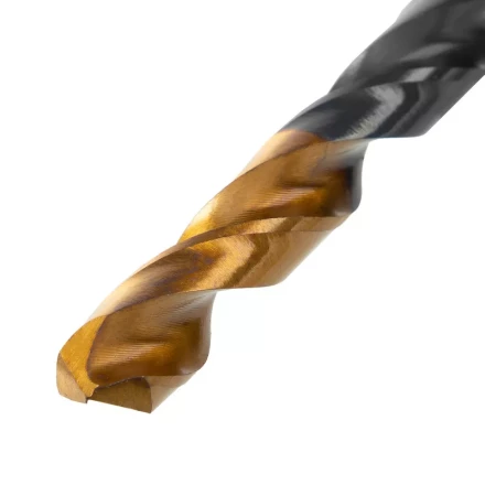 Сверло по металлу, 8,5 мм, HSS-Tin, Golden Tip, 8 шт. Denzel 717220 купить в Перми