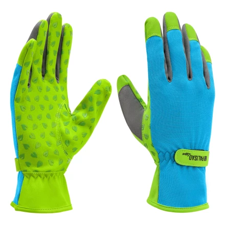 Перчатки садовые на липучке, силиконовое нанесение, размер 7, Luxe// Palisad 67984 купить в Перми