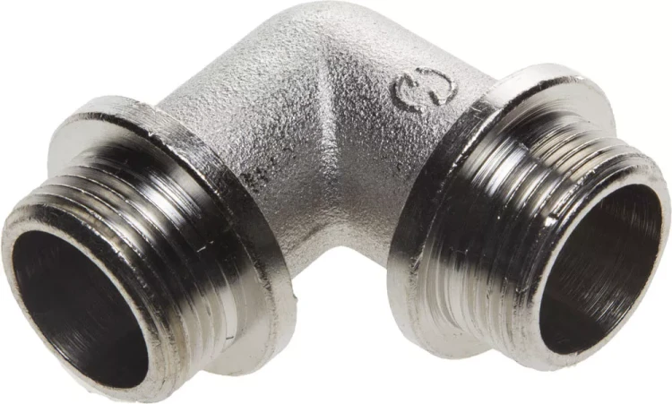 Уголок GENERAL FITTINGS с упором, никелированная латунь, ш/ш, 3/4" 51072-S/S-3/4 купить в Перми