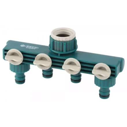 Распределитель четырехканальный (резьба внешняя-соединитель), RACO &quot;Original&quot; 4250-55257C, 3/4&quot;x1&quot; 4250-55257C купить в Перми