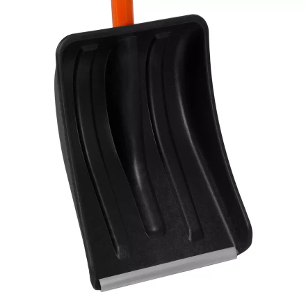 Лопата для уборки снега полипропиленовая Stels, 275х365х790 мм, стальной черенок, Россия, 61654 купить в Перми