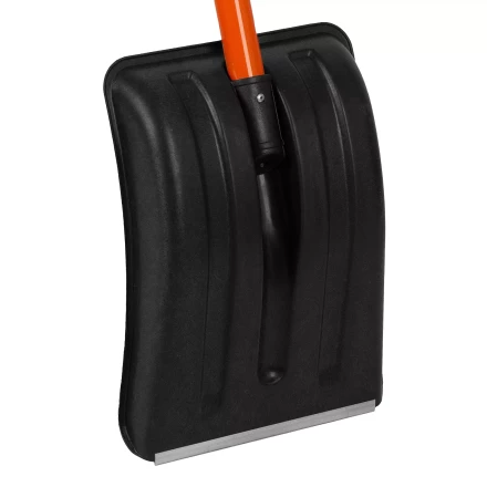 Лопата для уборки снега полипропиленовая Stels, 275х365х790 мм, стальной черенок, Россия, 61654 купить в Перми