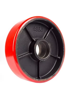 Колесо полиуретановое 180х50 мм без подшипника для тележек гидравлических BF/DF-III/RHP/AC/DF/CW2 1000296 купить в Перми