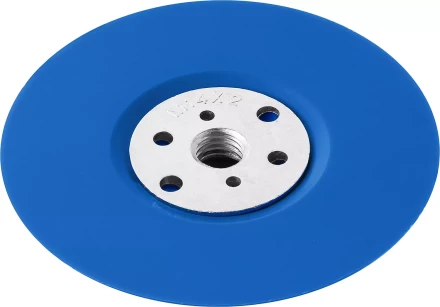 Тарелка опорная ЗУБР &quot;ПРОФЕССИОНАЛ&quot; пластиковая для УШМ под круг фибровый, М14, d=115мм 35775-115 купить в Перми