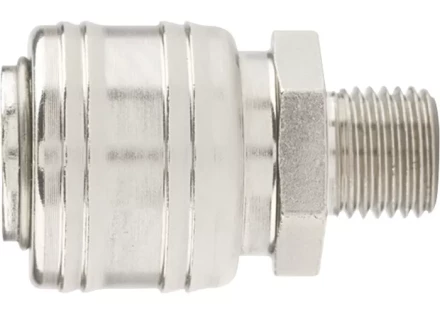 Муфта универсальная быстросъемная &quot;мама&quot; внешняя резьба 3/8&quot; 2 шт Stels 57057 купить в Перми