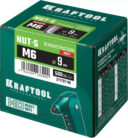 Заклепки резьбовые KRAFTOOL 311707-06 купить в Перми