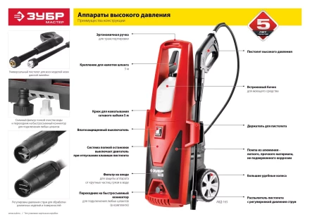 Мойка высокого давления АВД-110 серия МАСТЕР купить в Перми