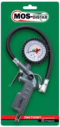 Пневмопистолет для подкачки шин с манометром MS-PPMANO MOS-DISTAR купить в Перми
