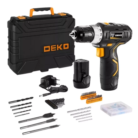 Дрель аккумуляторная в наборе DEKO GCD12DU3 SET5, 063-4147 купить в Перми