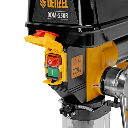 Станок сверлильный радиальный DDM-550R, 550 Вт, 16 мм, 12 ск., настольный// Denzel 95323 купить в Перми