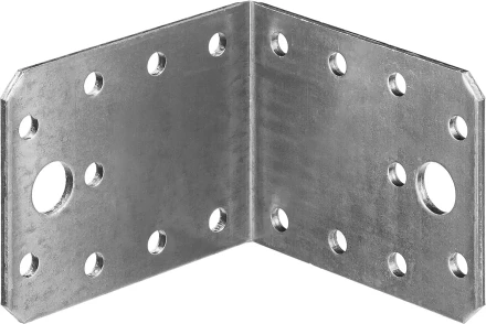ЗУБР УК-2.5, 55 x 70 x 70 x 2.5 мм, цинк, крепежный уголок (31012-70) купить в Перми
