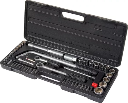 Набор шоферский 54 предм 1/2 и 1/4 в пластиковом Боксе SPARTA 135055 купить в Перми