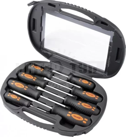 Набор отверток в пластмассовом боксе 8 штук СrV SPARTA 133566 купить в Перми