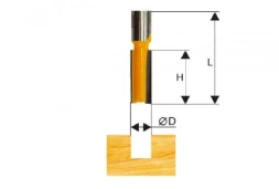 Фреза пазовая прямая ф35х32мм хв. 12мм Энкор 46025