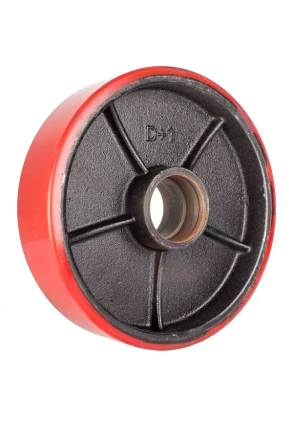 Колесо полиуретановое 200х50 мм без подшипника для тележек гидравлических BF/WB/RHP 1001014 купить в Перми