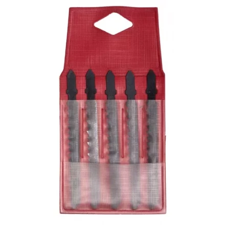 Набор ЗУБР &quot;ЭКСПЕРТ&quot;: Полотна по дереву для эл/лобз, EU-хвостовик, 5шт 1595-S5 купить в Перми