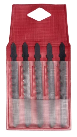 Набор ЗУБР &quot;ЭКСПЕРТ&quot;: Полотна по дереву для эл/лобз, EU-хвостовик, 5шт 1595-S5 купить в Перми