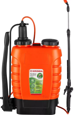 Опрыскиватель садовый GRINDA &quot;Fine Spray&quot;, ранцевый, телескопический удлинитель, 15л 425216 купить в Перми
