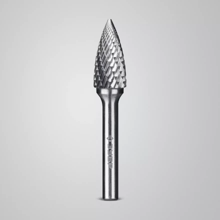 Зубр Твердосплавная борфреза G - парабола с острым углом, 12 х 25 мм (28806-12-25) купить в Перми