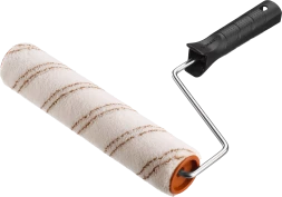 Малярный валик ЗУБР ОПТИМА-МИКРОТЕКС 40 х 180 мм бюгель 6 мм ворс 7 мм 03545-18